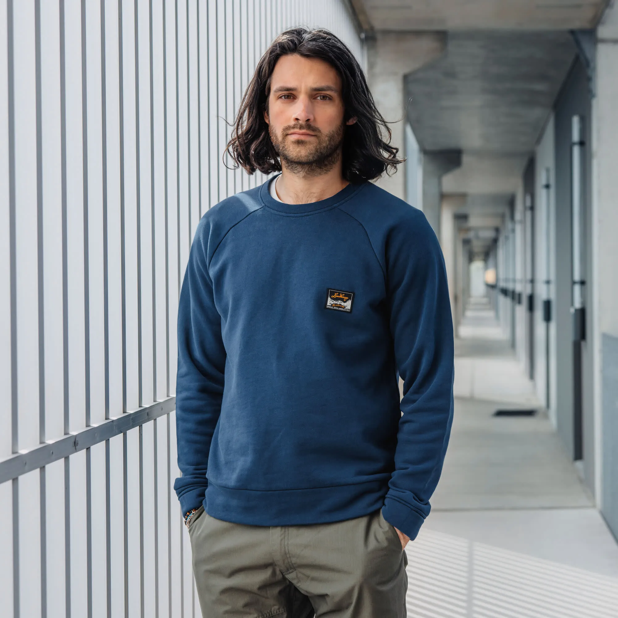 Lundhags Men&#x27;s Järpen Sweater Light Navy | Buy Lundhags Men&#x27;s Järpen Sweater Light Navy here | Outnorth