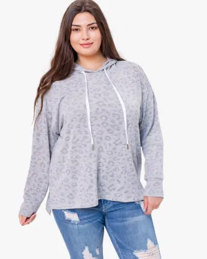 Madisyn Hoodie | Light Grey / Charcoal Grey
