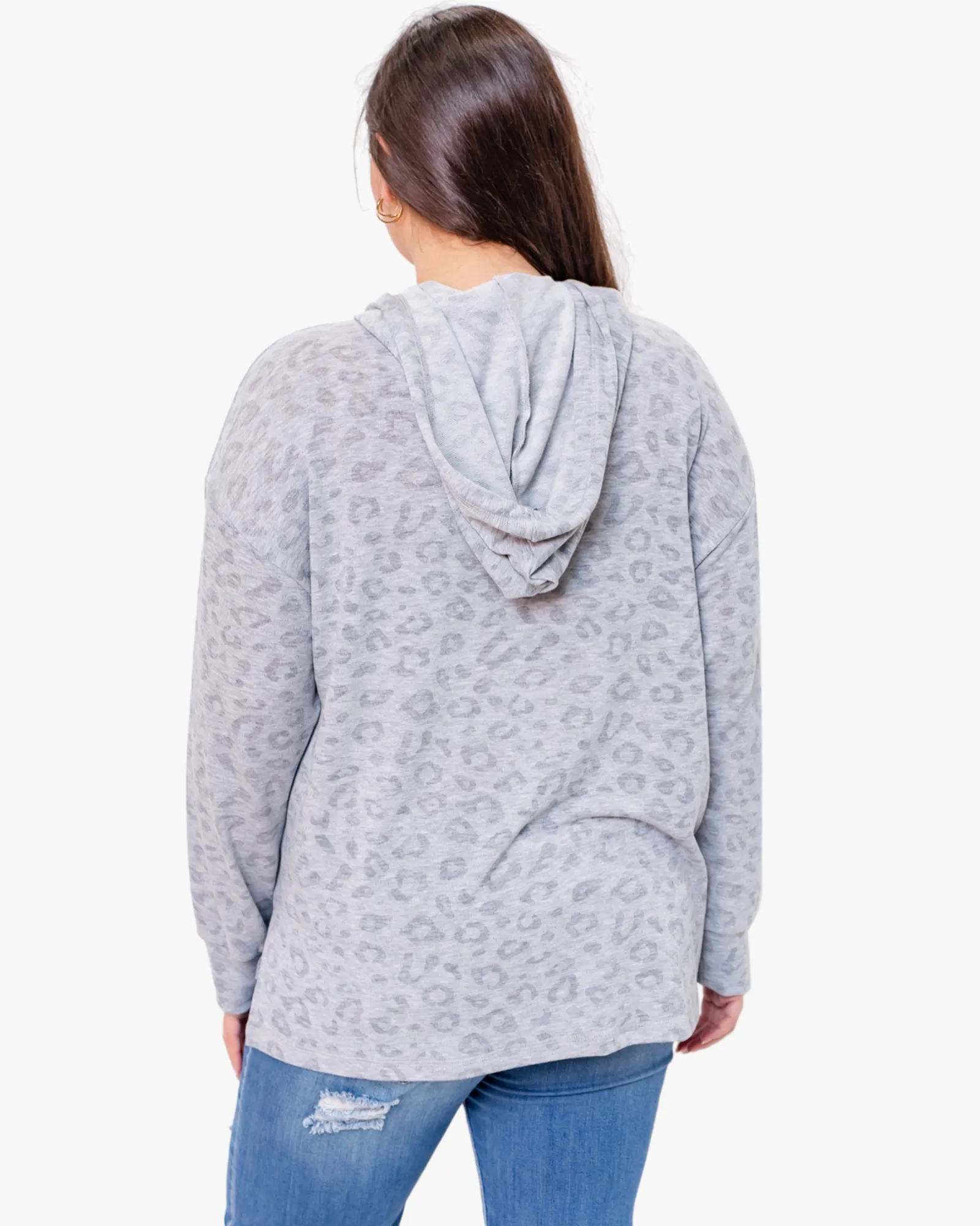 Madisyn Hoodie | Light Grey / Charcoal Grey