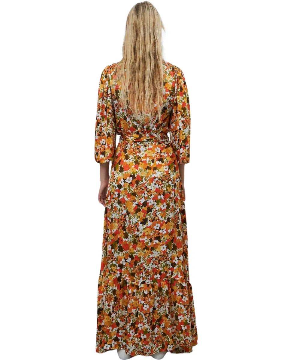 Maxi Wrapdress AOP