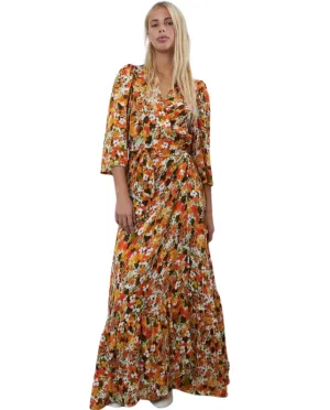 Maxi Wrapdress AOP