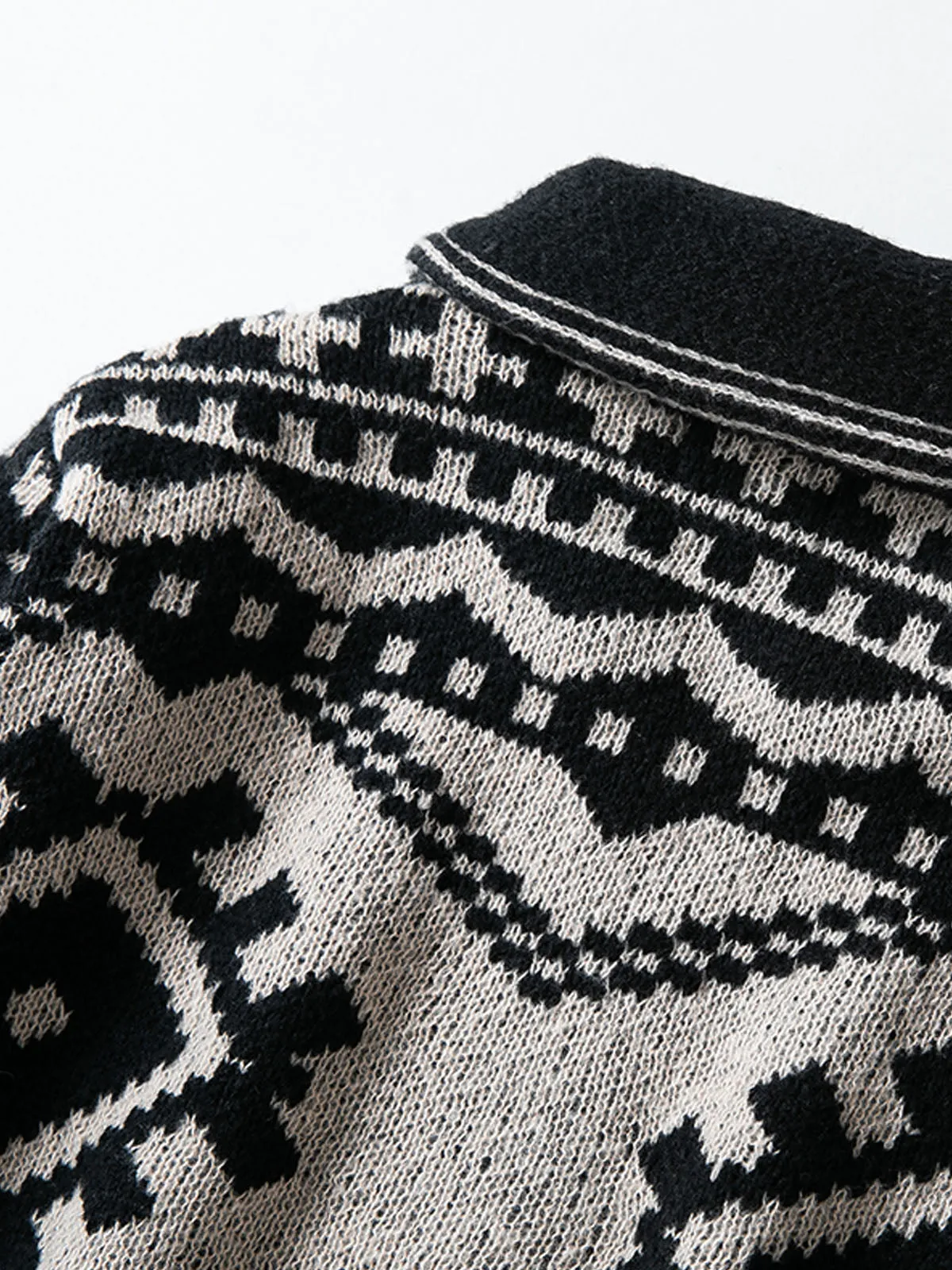 Men Tribal Aztec Sweater