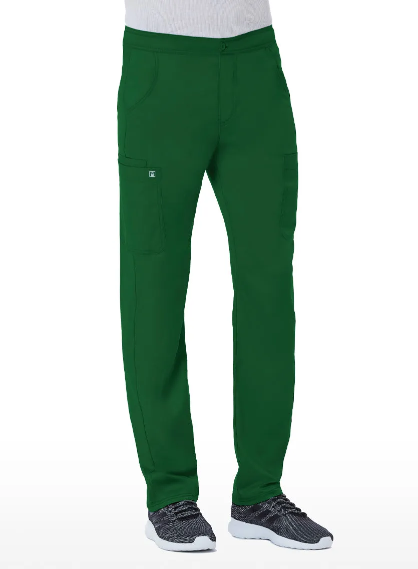 Men's Half Elastic Waistband Cargo Pant XS-3XL / Hunter Green
