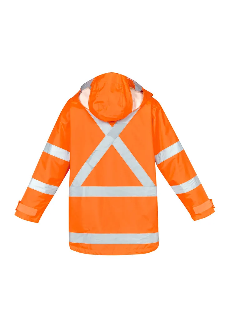 Mens Hi Vis X Back Taped 4 in 1 Waterproof Jacket (BZ-ZJ616)