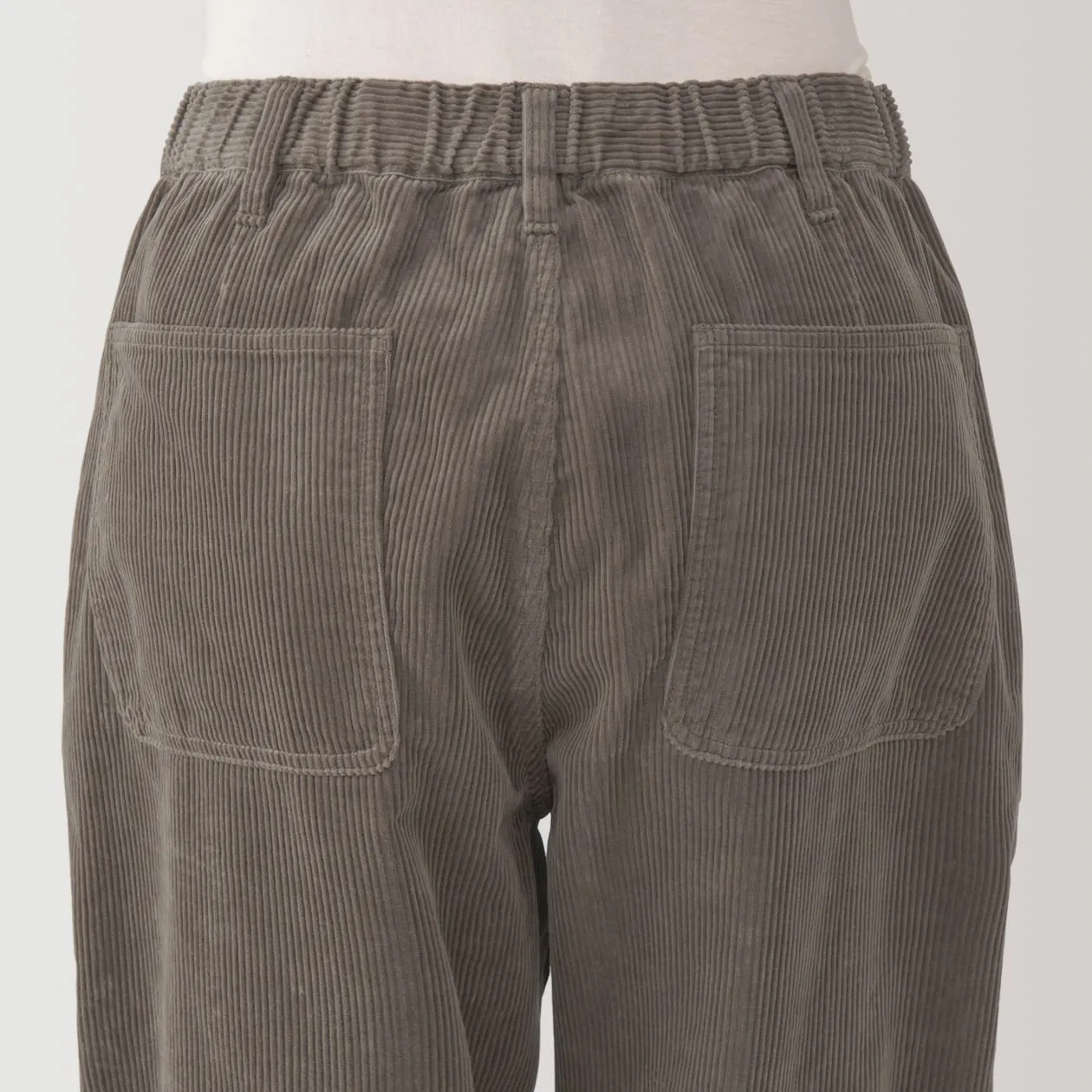 Men's Kapok Blend Wide Leg Corduroy Pants