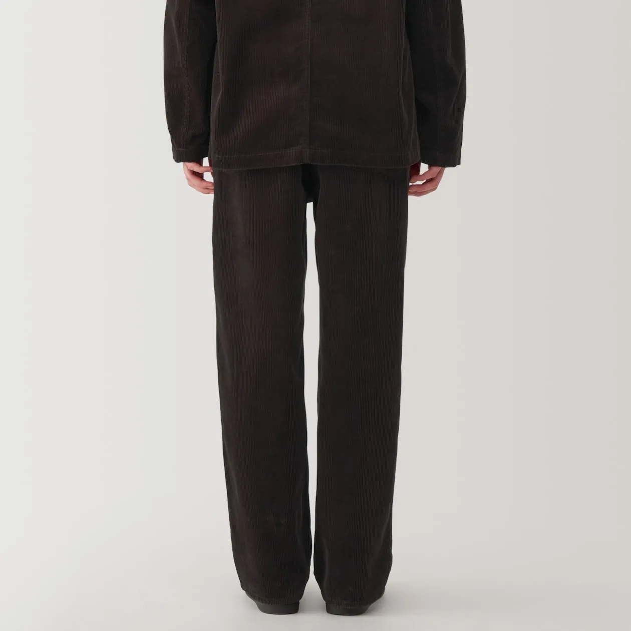 Men's Kapok Blend Wide Leg Corduroy Pants