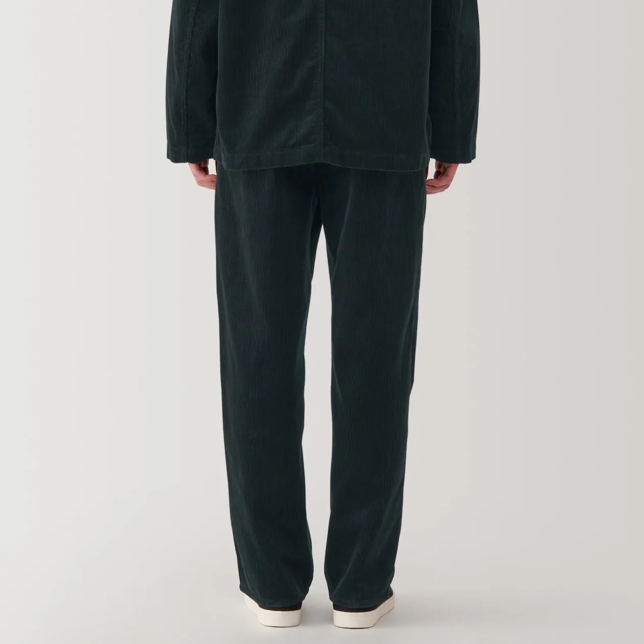 Men's Kapok Blend Wide Leg Corduroy Pants