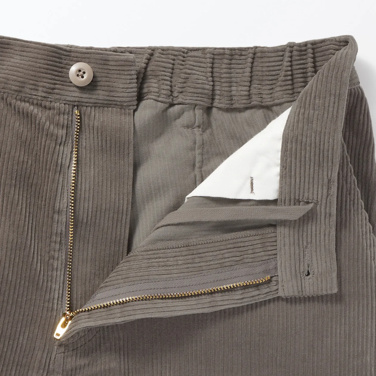 Men's Kapok Blend Wide Leg Corduroy Pants