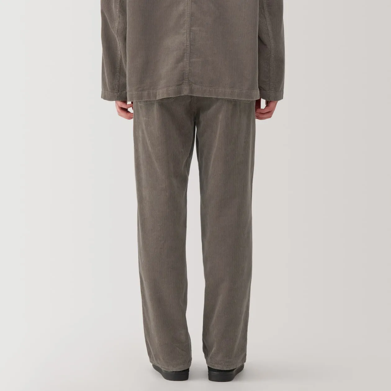 Men's Kapok Blend Wide Leg Corduroy Pants