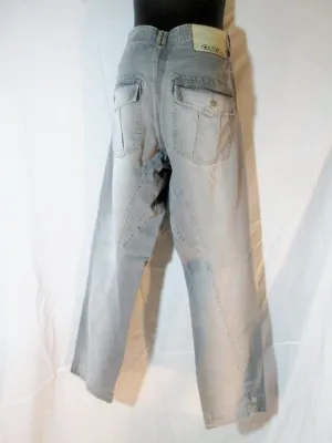 Mens OSKLEN Chino Corduroy Pants 34 X 33 GRAY Hipster Boho GREY Trouser