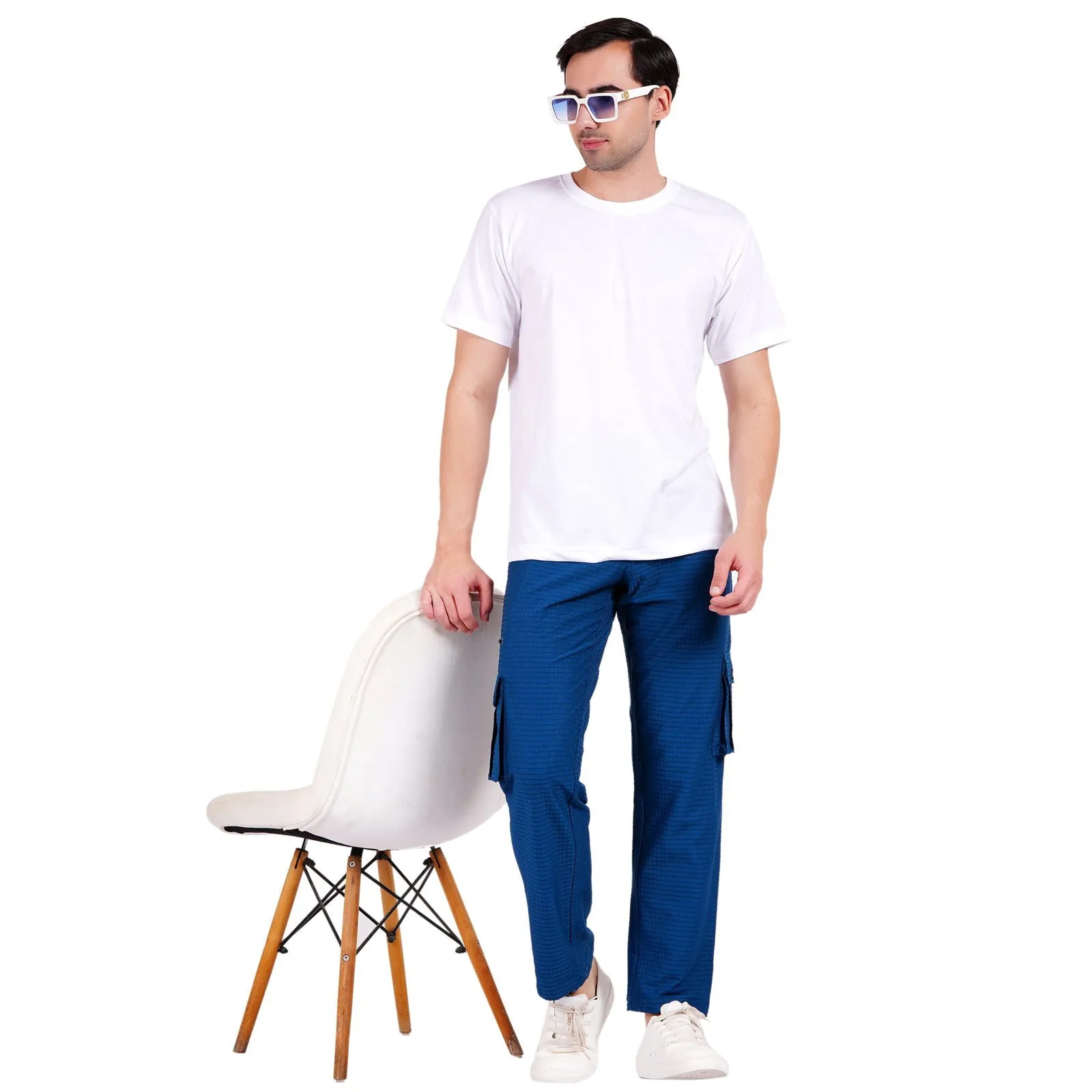 Nauticon Cargo Pant for Men Teal Blue