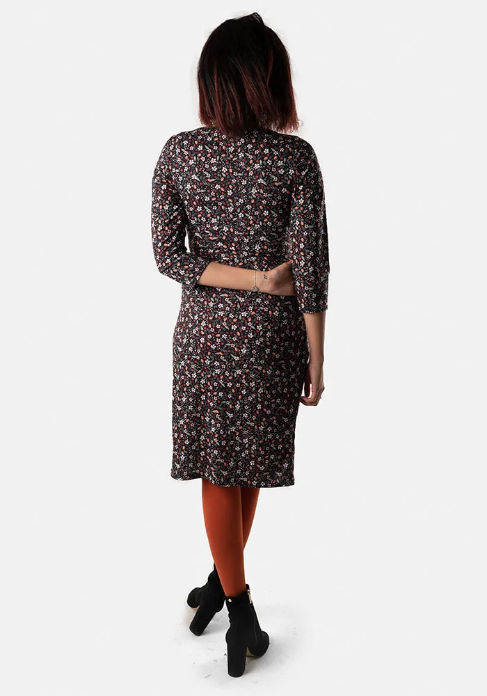 Nia Ditsy Floral Print Dress
