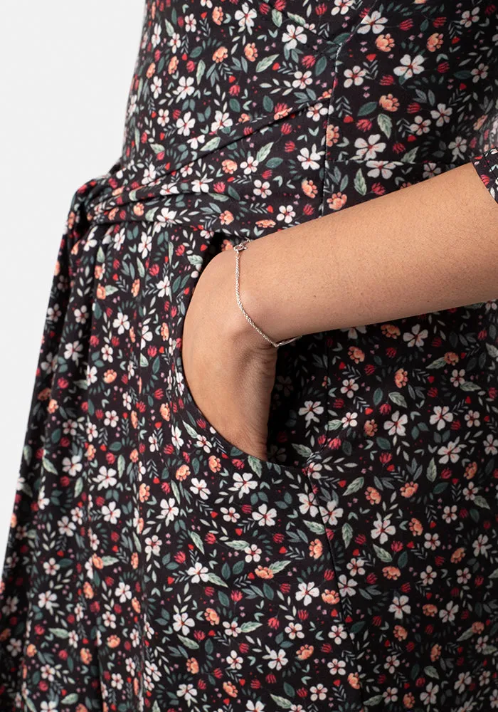 Nia Ditsy Floral Print Dress