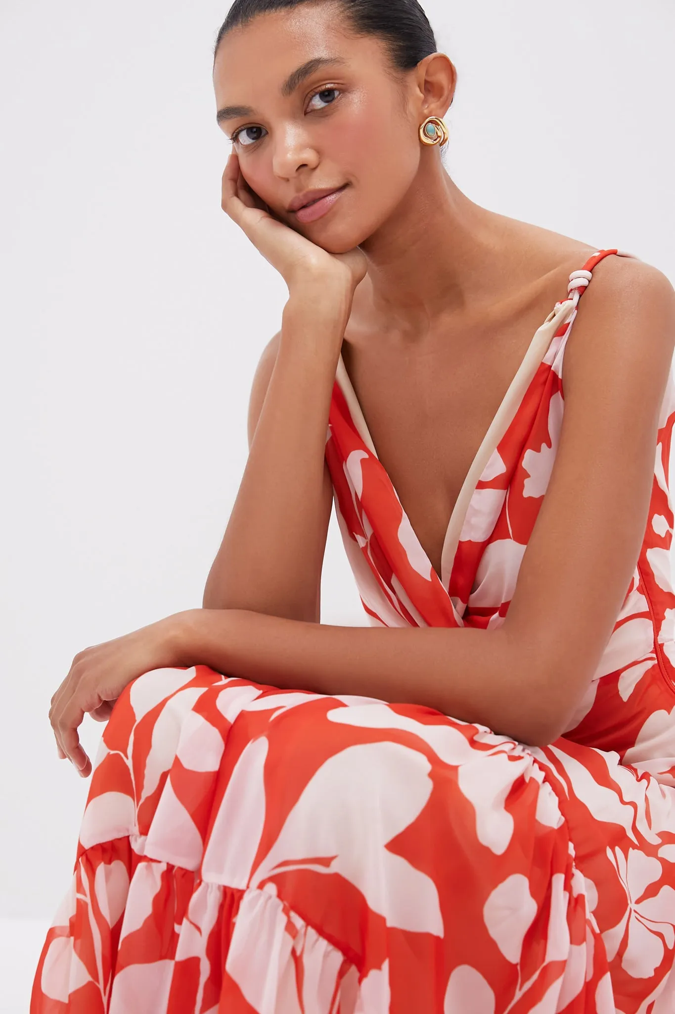 Orange Namorar Maxi Dress