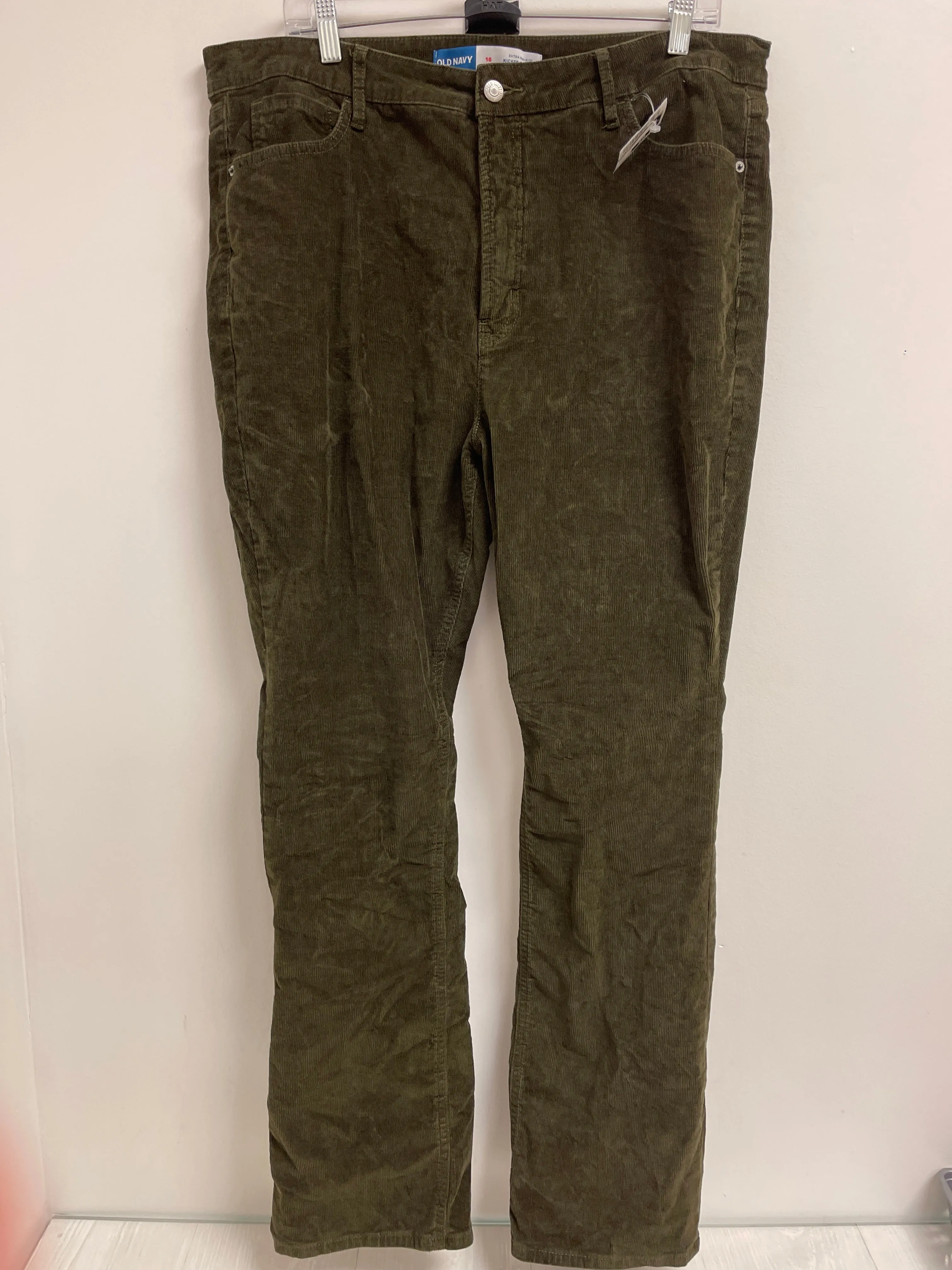 Pants Corduroy By Old Navy In Green, Size: 16