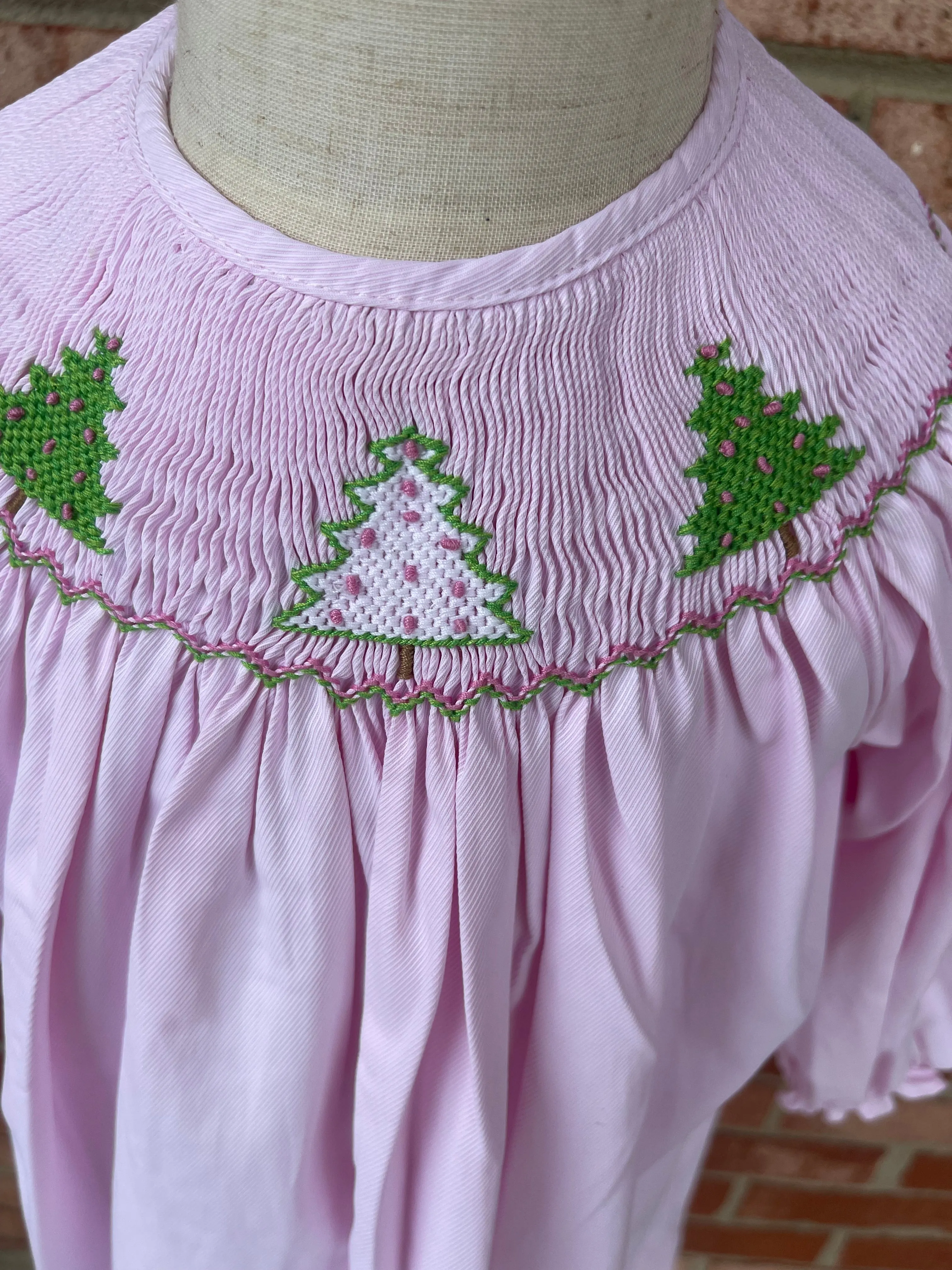 Pink Christmas Tree Dress