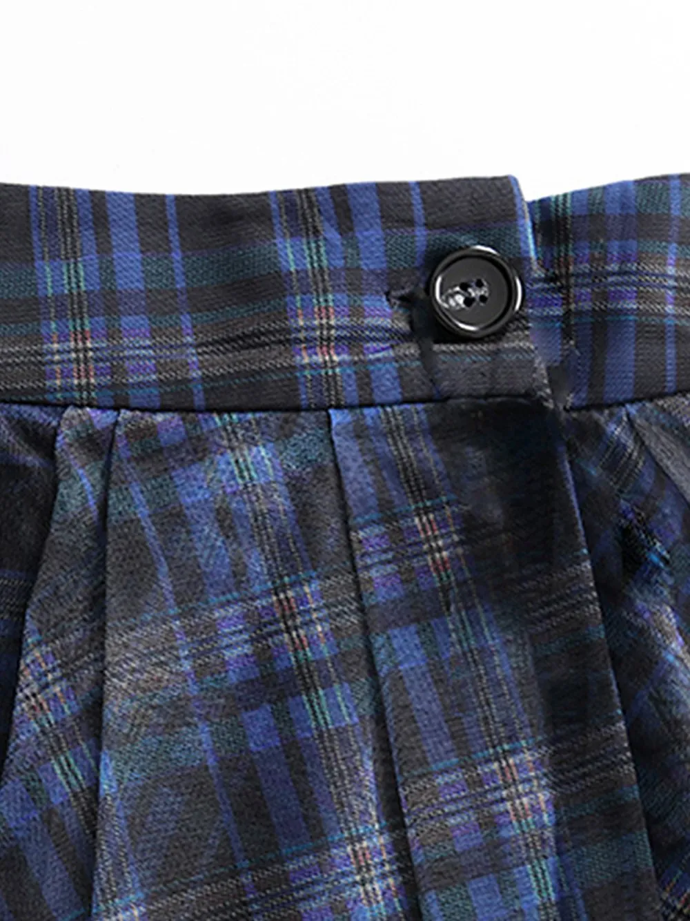 Plaid Tulle Maxi Skirt