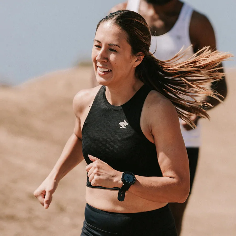 rabbit Crop Hop | Black | Womens