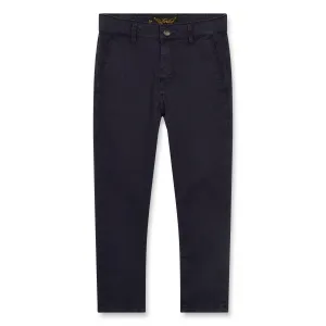 Scotty Super Navy - Boy Woven Chino Fit Pants