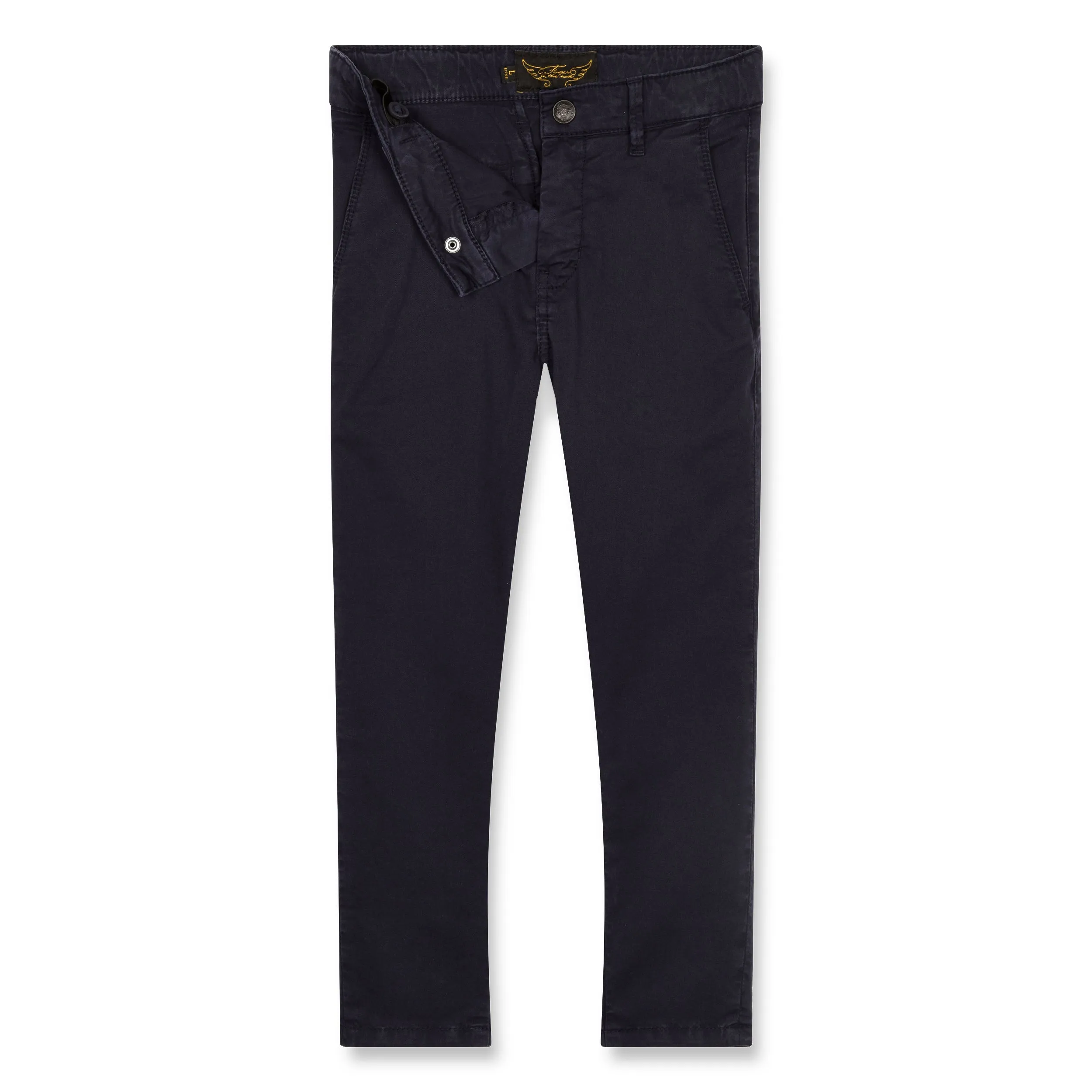 Scotty Super Navy - Boy Woven Chino Fit Pants