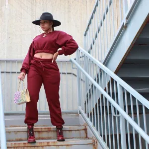 Shayla Set (Burgundy)