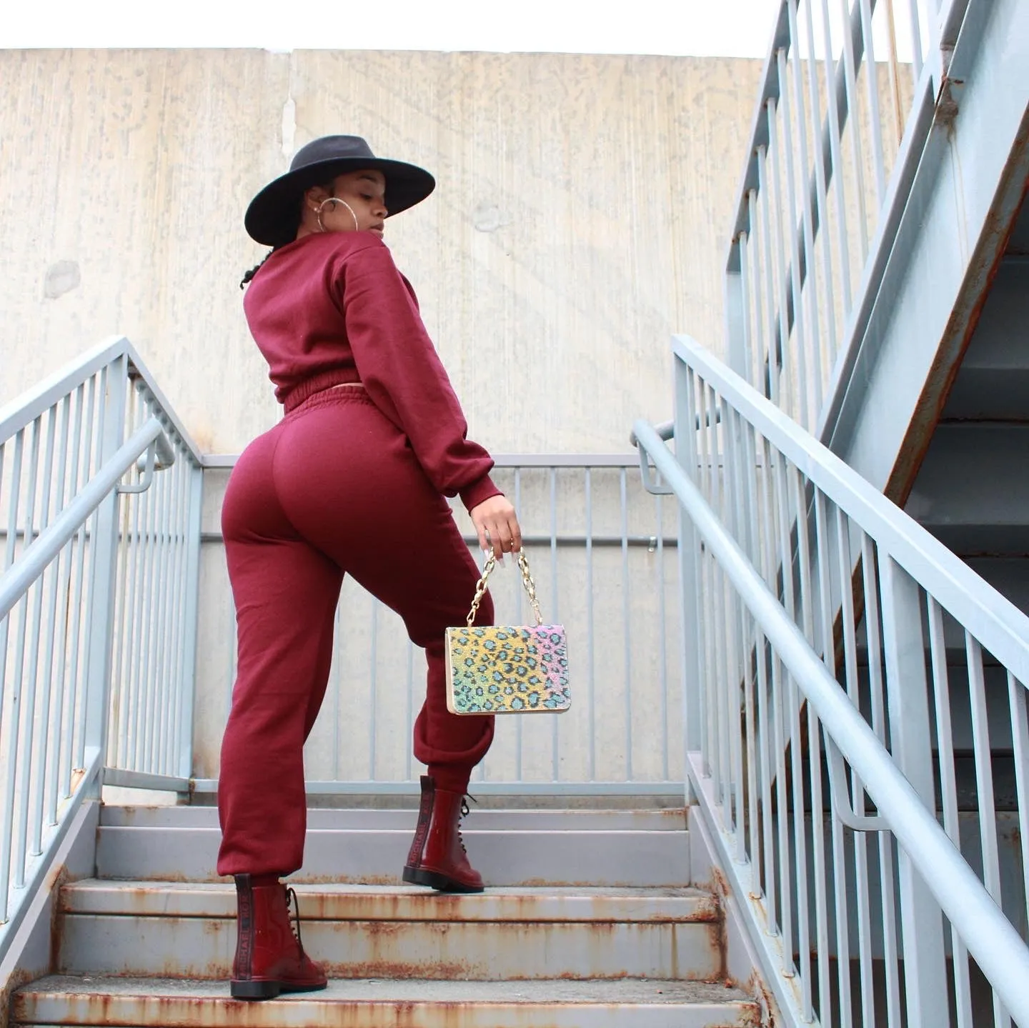 Shayla Set (Burgundy)