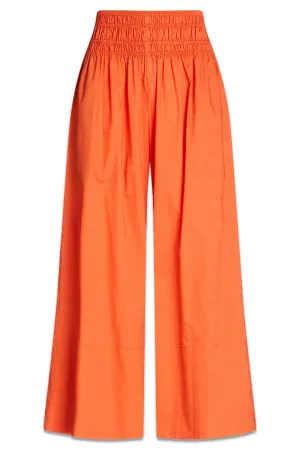 Shirred Cotton Culottes