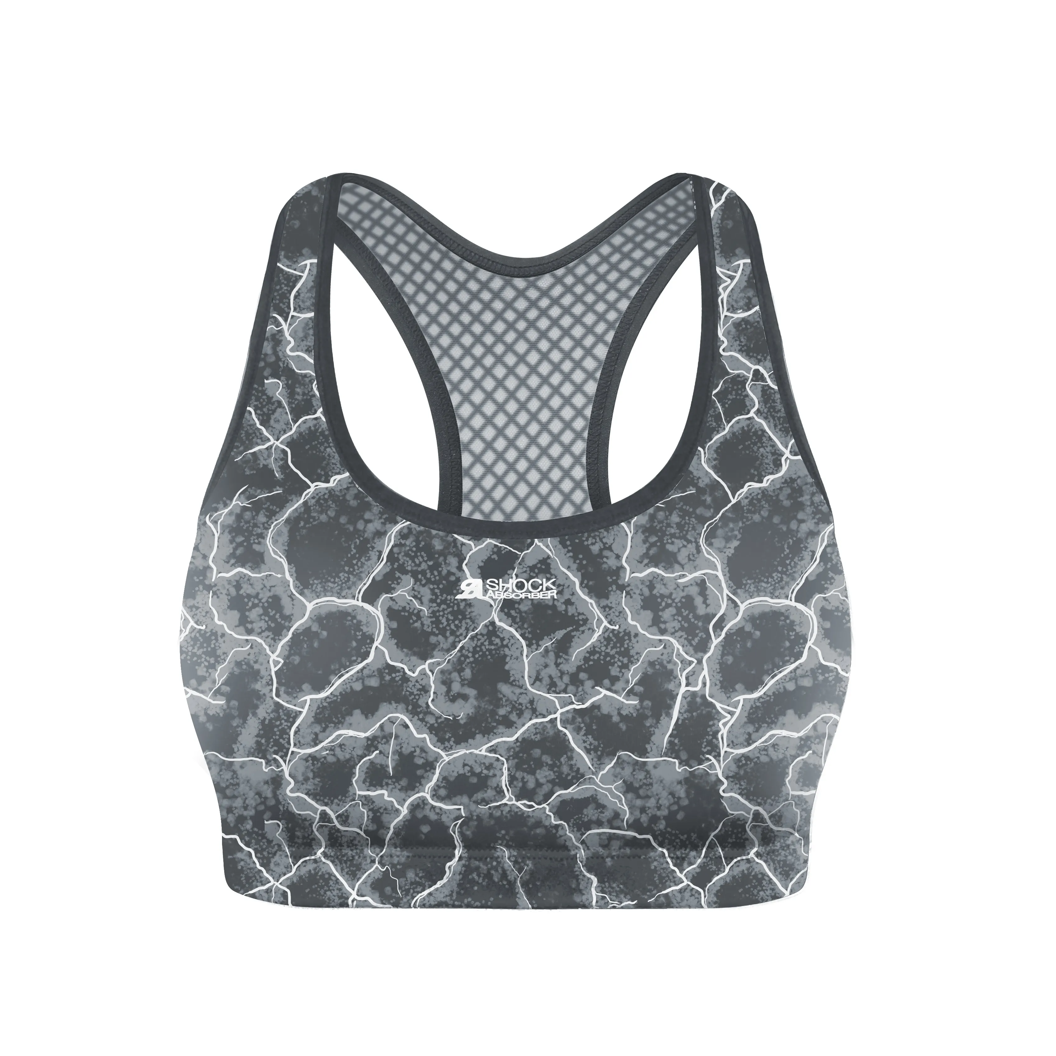 Shock Absorber Active Crop Top Asphalt Print | Buy Shock Absorber Active Crop Top Asphalt Print here | Outnorth
