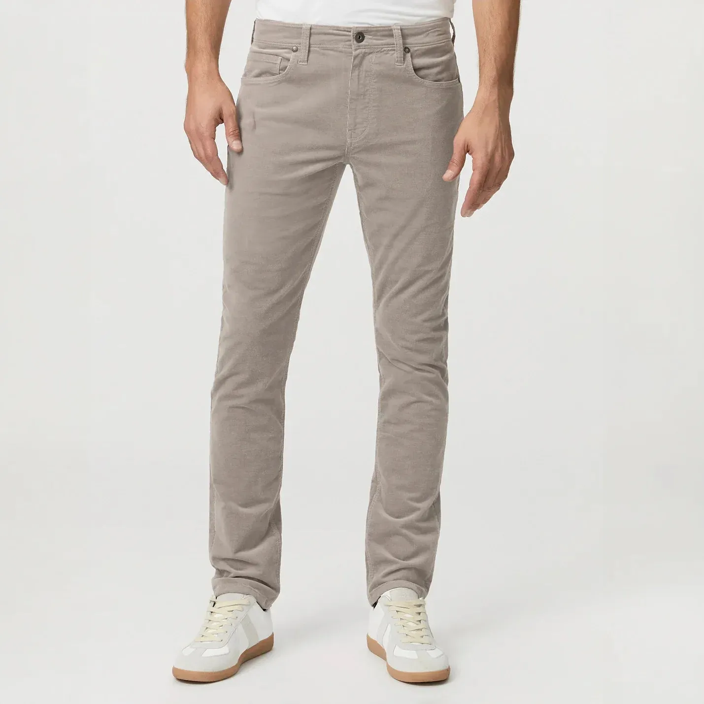 Silver Pearl Corduroy – Lennox Slim Fit Jeans - PAIGE
