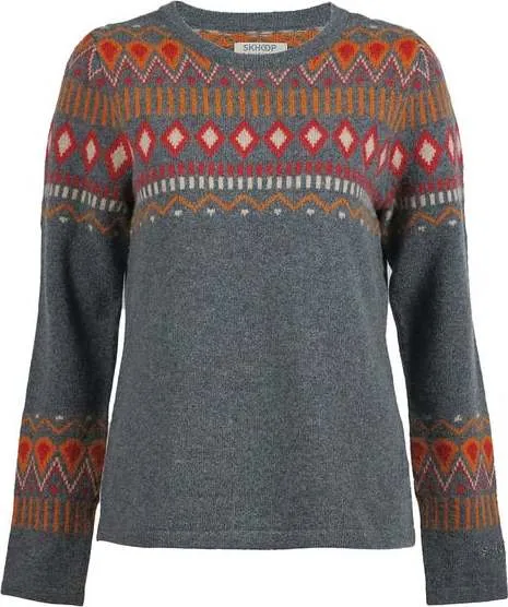 Skhoop Women&#x27;s Anna-Kristina Sweater Graphite | Buy Skhoop Women&#x27;s Anna-Kristina Sweater Graphite here | Outnorth