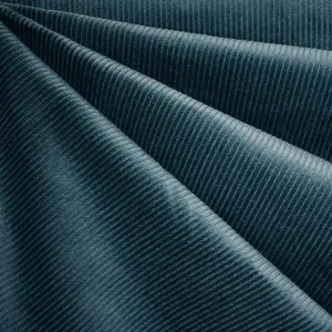 Stretch Mid Wale Corduroy Solid Ocean