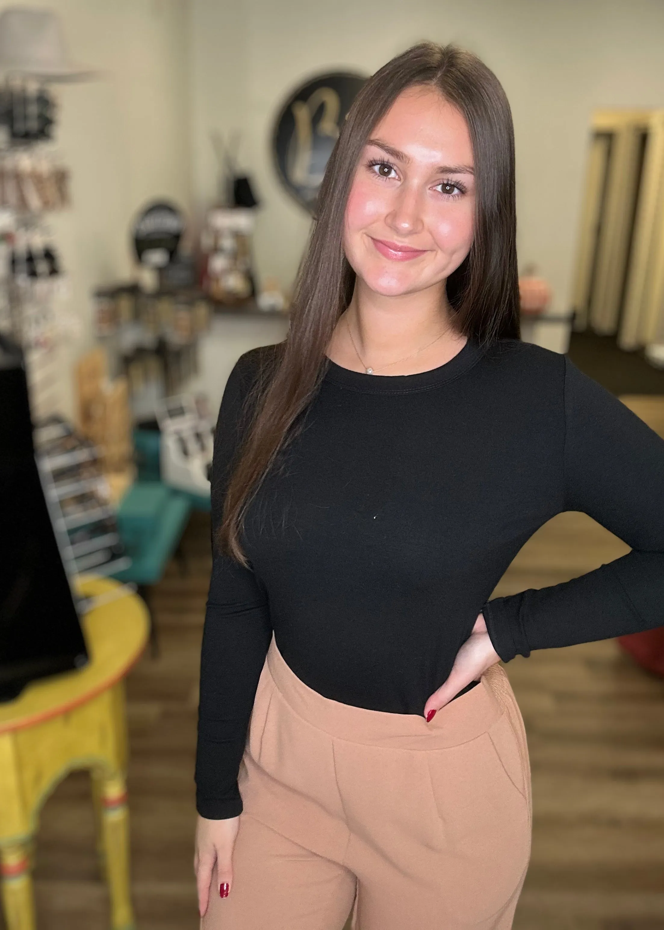 Taupe Wide Leg Pants