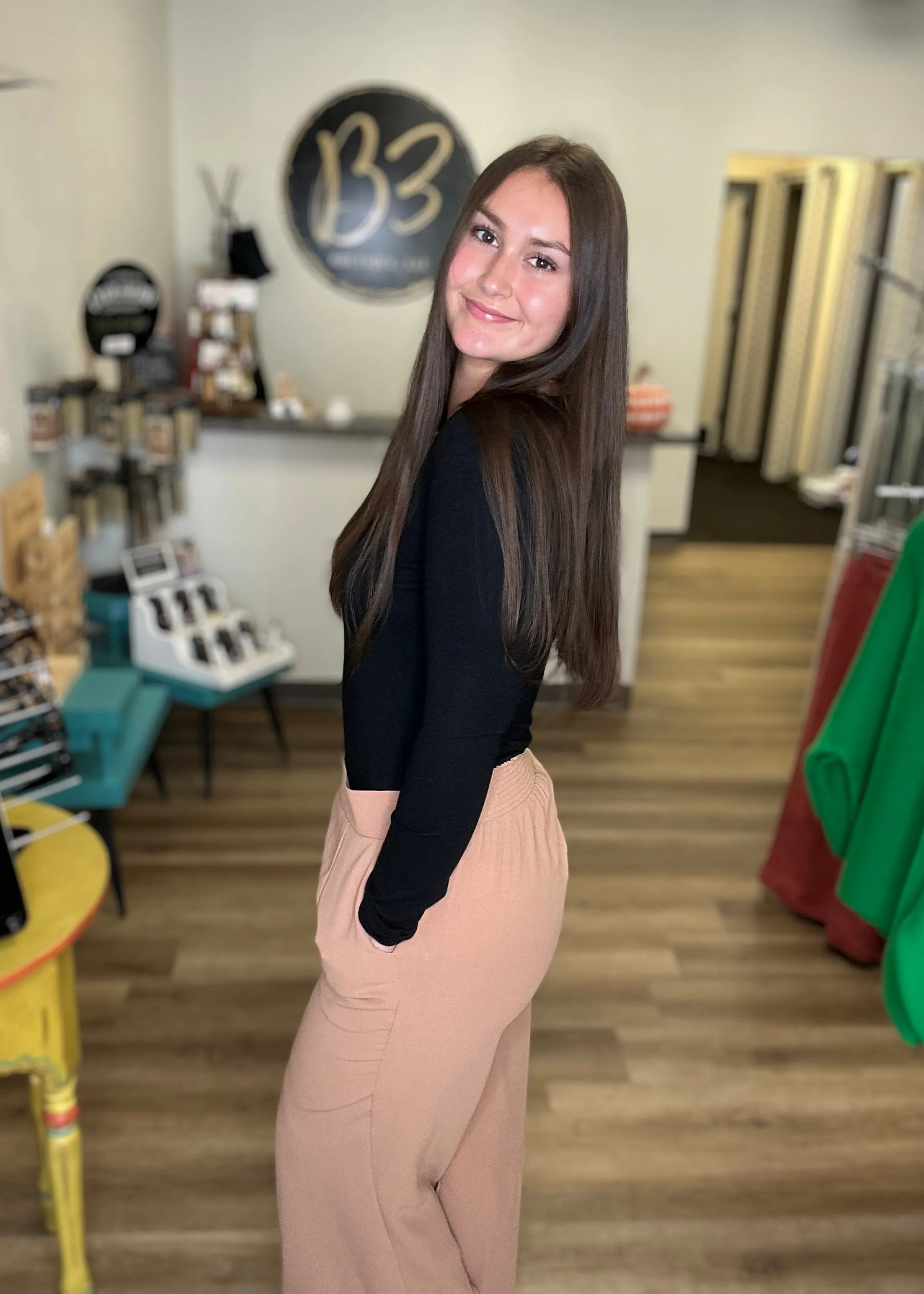 Taupe Wide Leg Pants