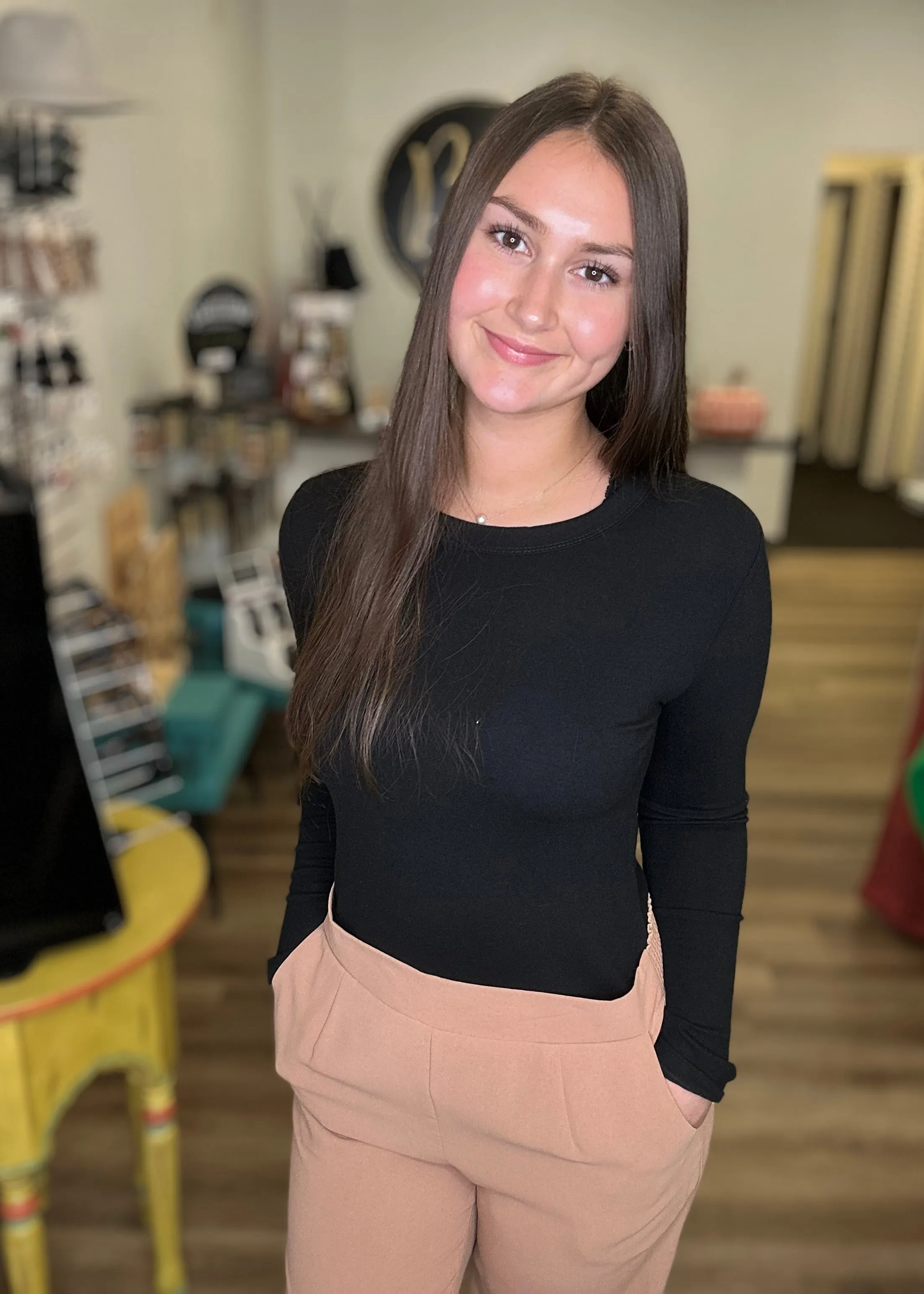 Taupe Wide Leg Pants