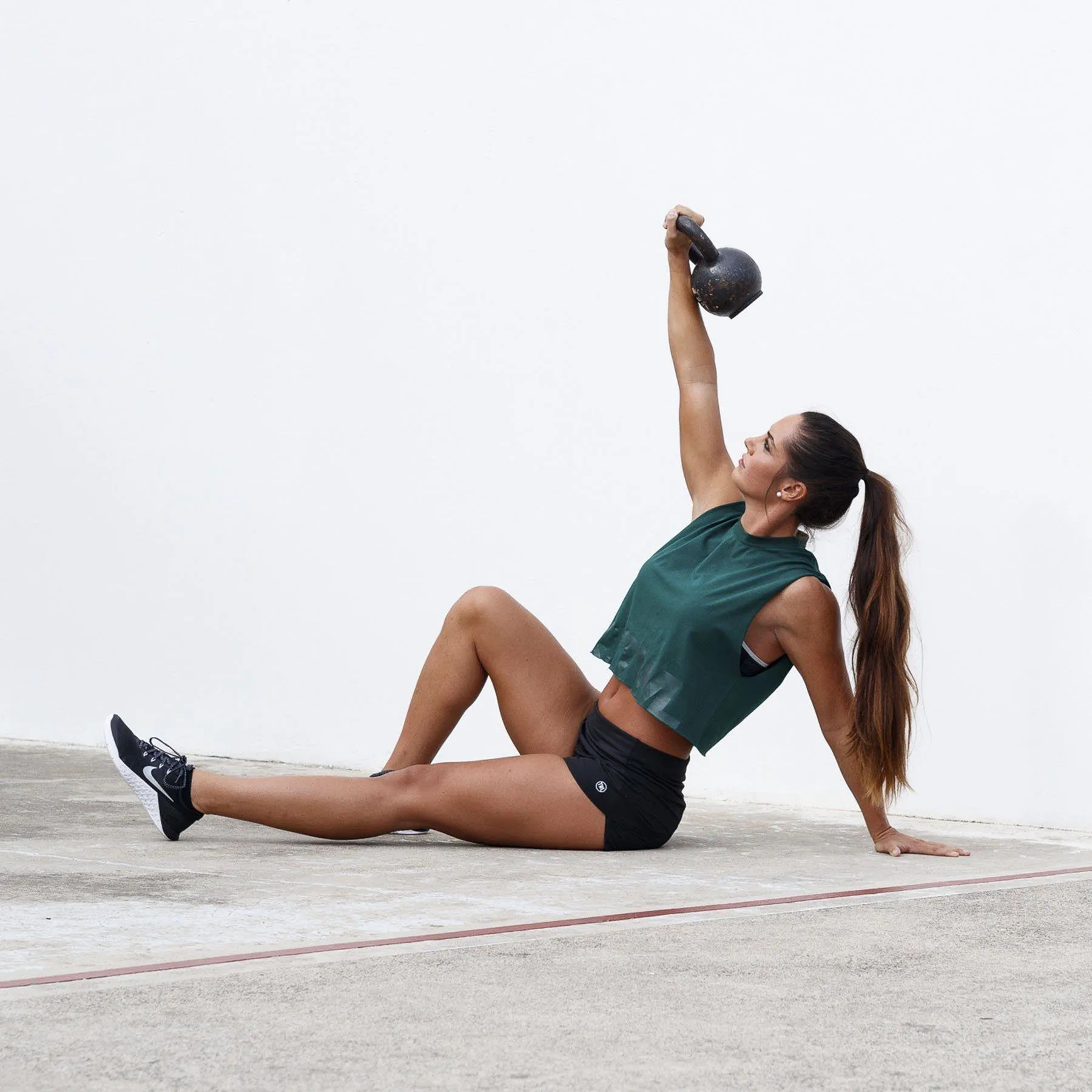 The WOD Life - Women's Classics Slash Crop Tank - Jungle