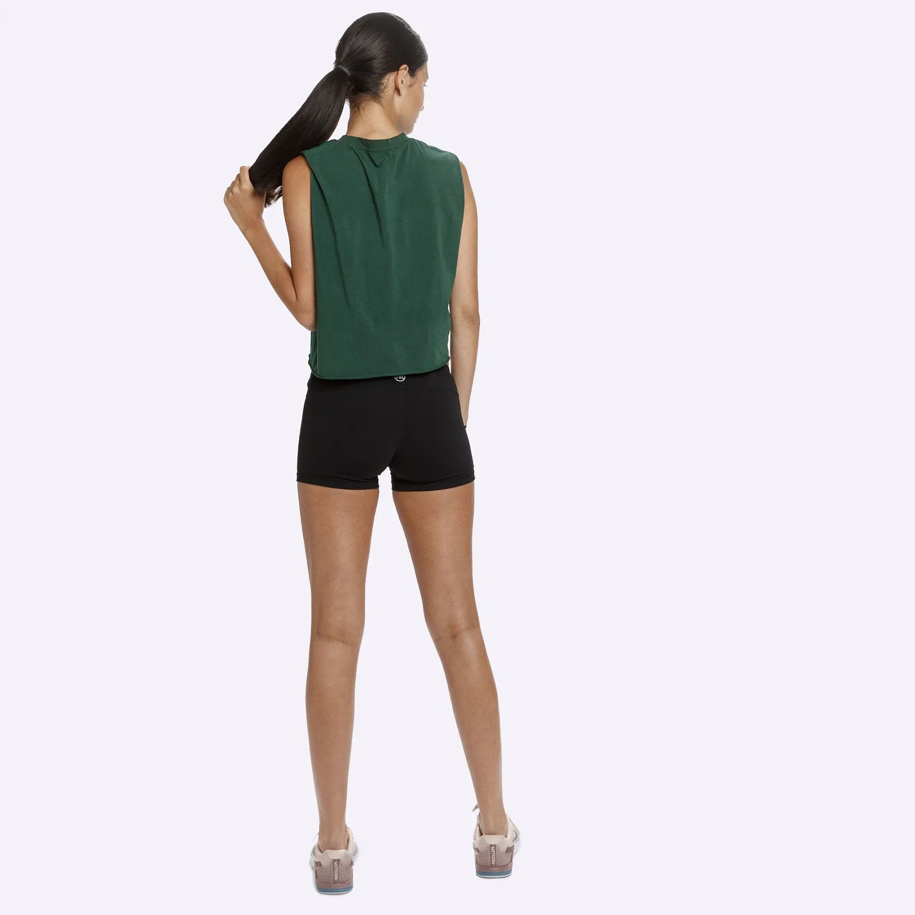 The WOD Life - Women's Classics Slash Crop Tank - Jungle