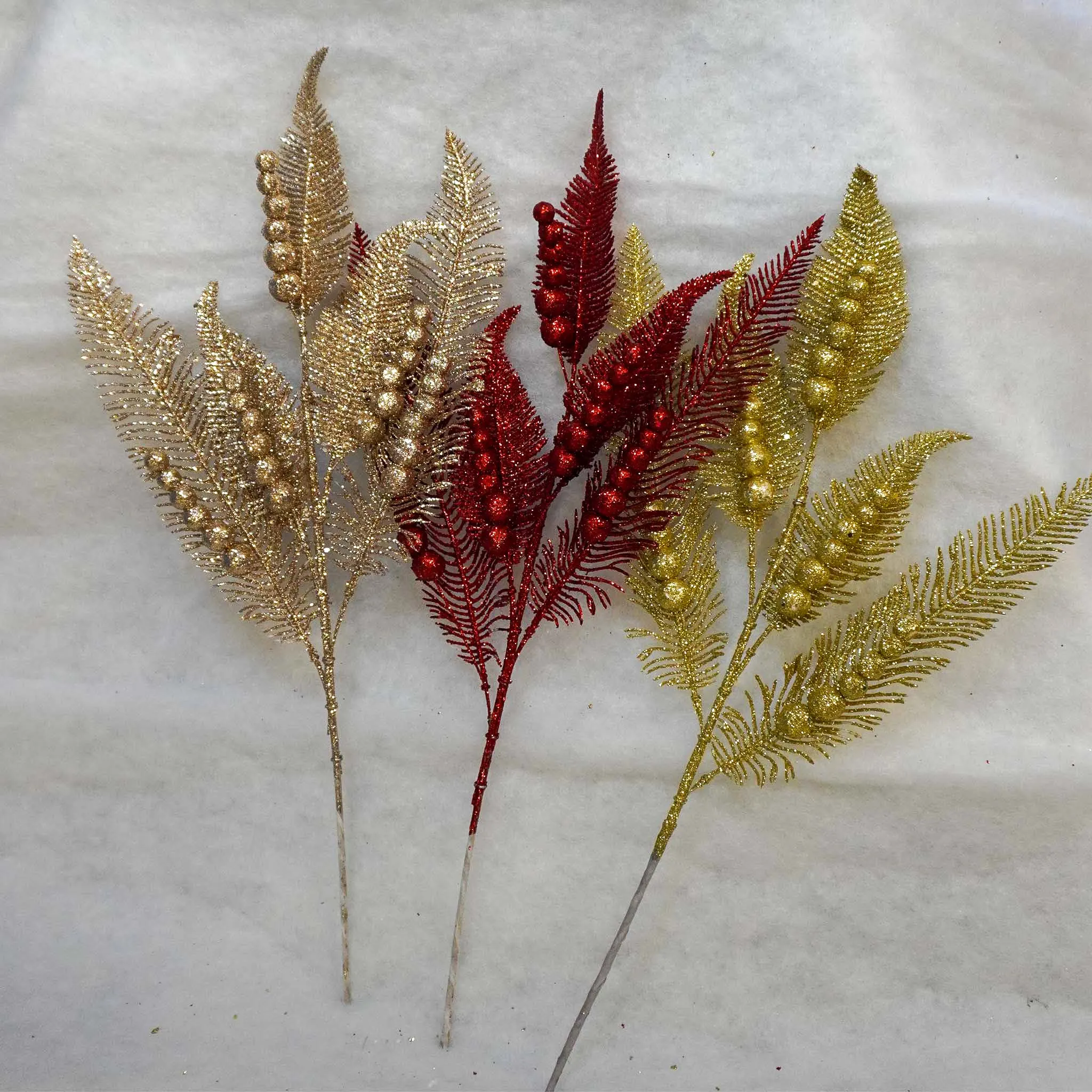 Twig Feather and Berries in Multiple Colours 60cm