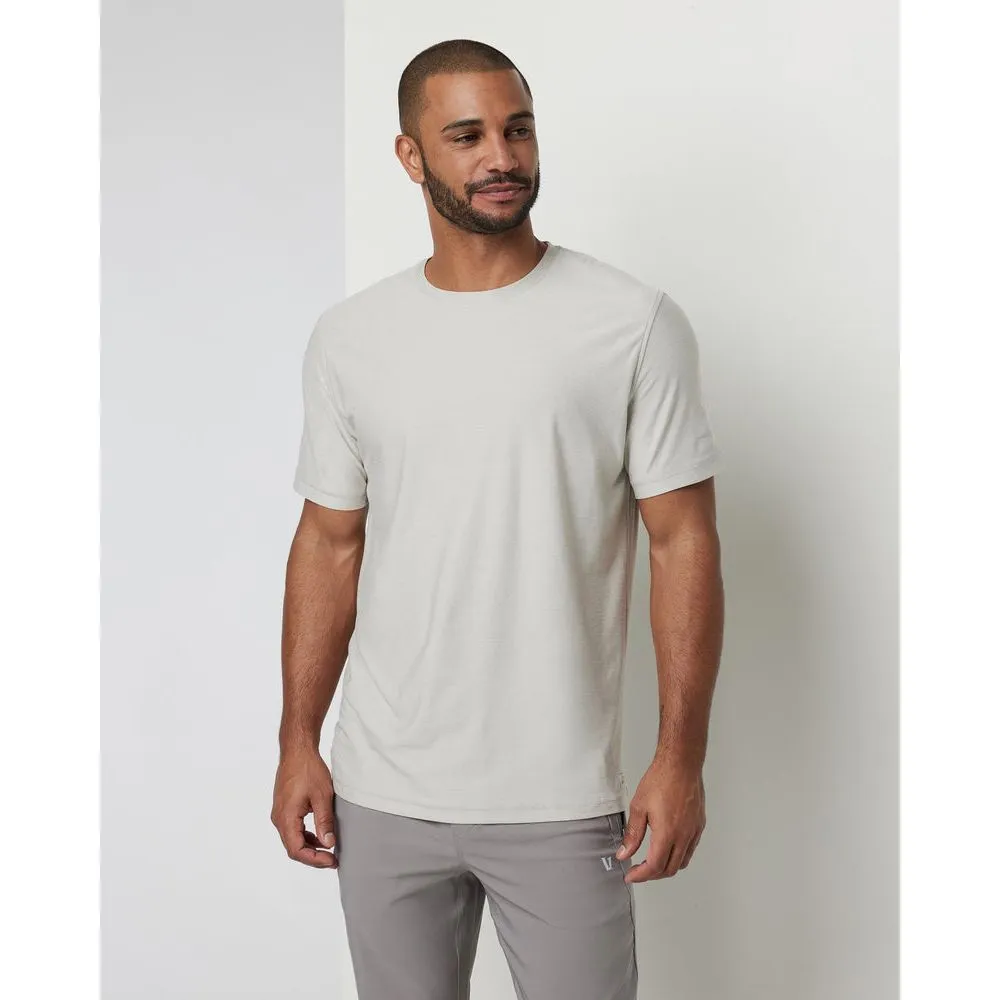 Vuori Strato Tech Tee in Salt Heather