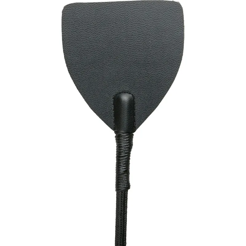 Wide Crop Whip Black