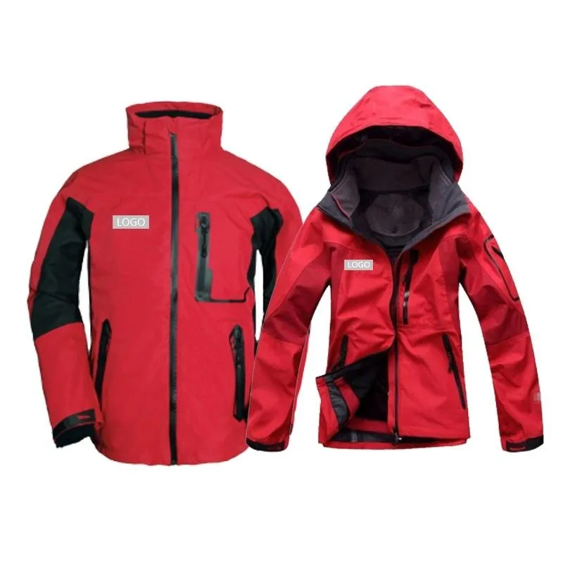 Wind-Resistant And Breathable Fleece Jacket With Black Panels On Sleeve