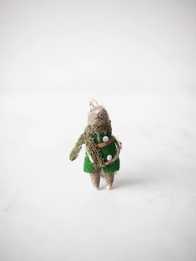 Wool Felt Mouse Ornaments