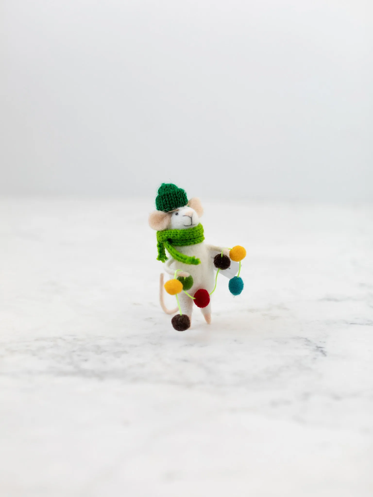 Wool Felt Mouse Ornaments