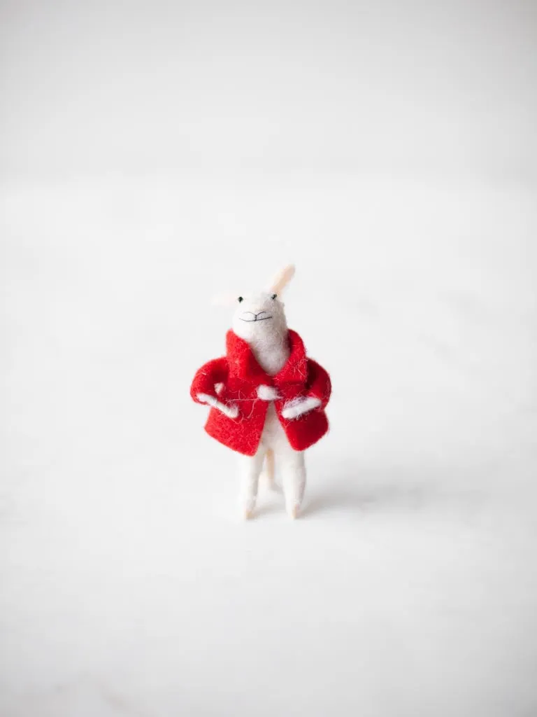 Wool Felt Mouse Ornaments