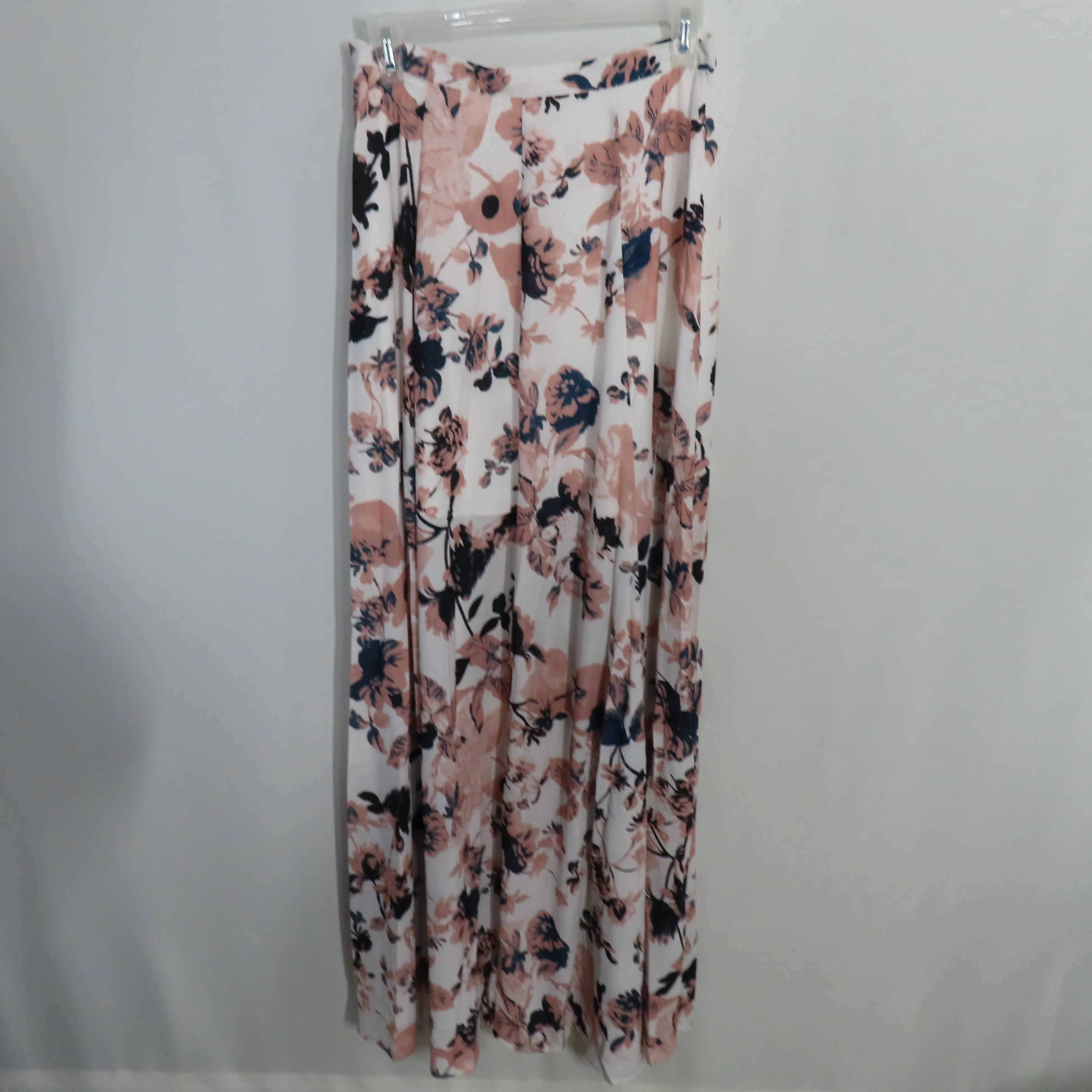 YUMI KIM Gypset Cream Pink Maxi Skirt Floral French Maison Size Small