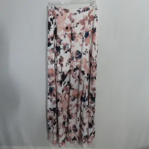 YUMI KIM Gypset Cream Pink Maxi Skirt Floral French Maison Size Small